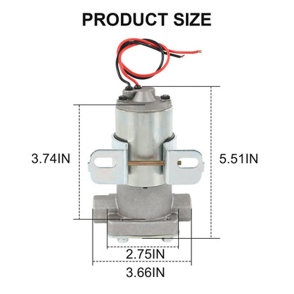 Bethesda Industrial 7 PSI Universal High Flow Electric Fuel Pump 97 GPH For Holley Demon Carburetor