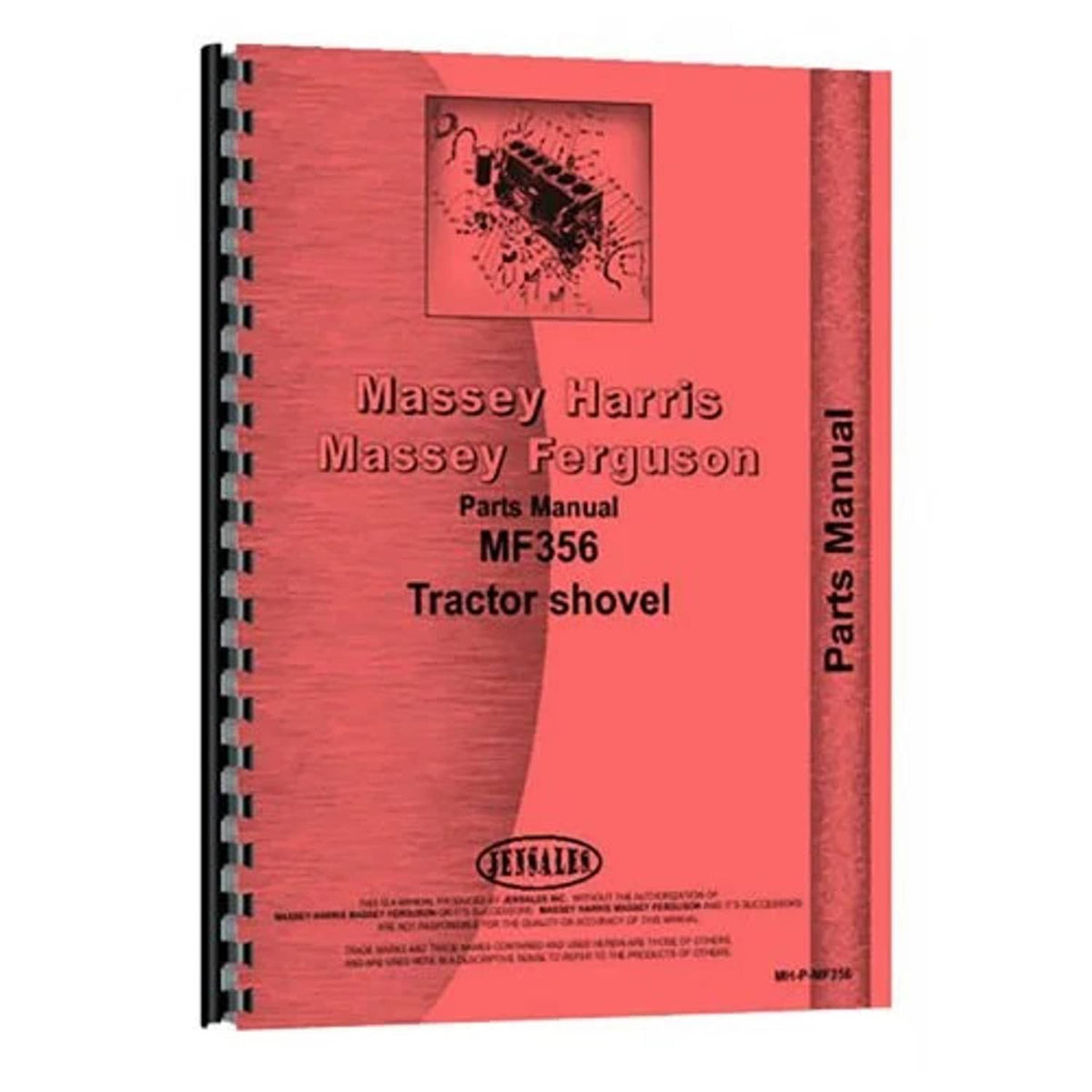 Bethesda Industrial Parts Manual fits Massey Ferguson 356 356