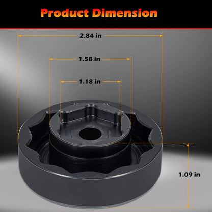 Bethesda Industrial Front Rear Wheel Axle Nut Socket Tool for Ducati ATVs Super Bike 1098 1198 1199
