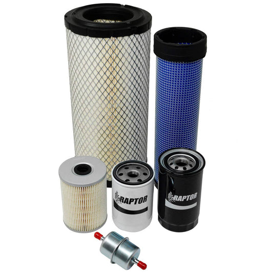 Bethesda Industrial Filter Kit for John Deere 330G 332G 331G 333G 500 Hours Skid Steer Loaders