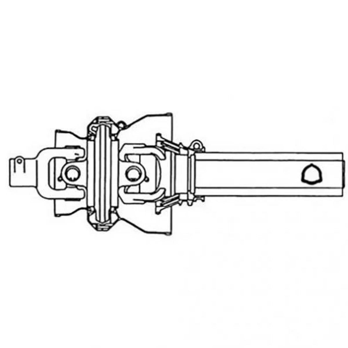 Bethesda Industrial CV PTO Driveline Less Implement Yoke fits Bush Hog 3209 3210 3214 3368 76234