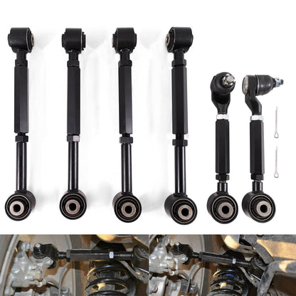 Bethesda Industrial 6pcs Rear Upper + Lower Control Toe Camber Arms for 2003-2007 Honda Accord