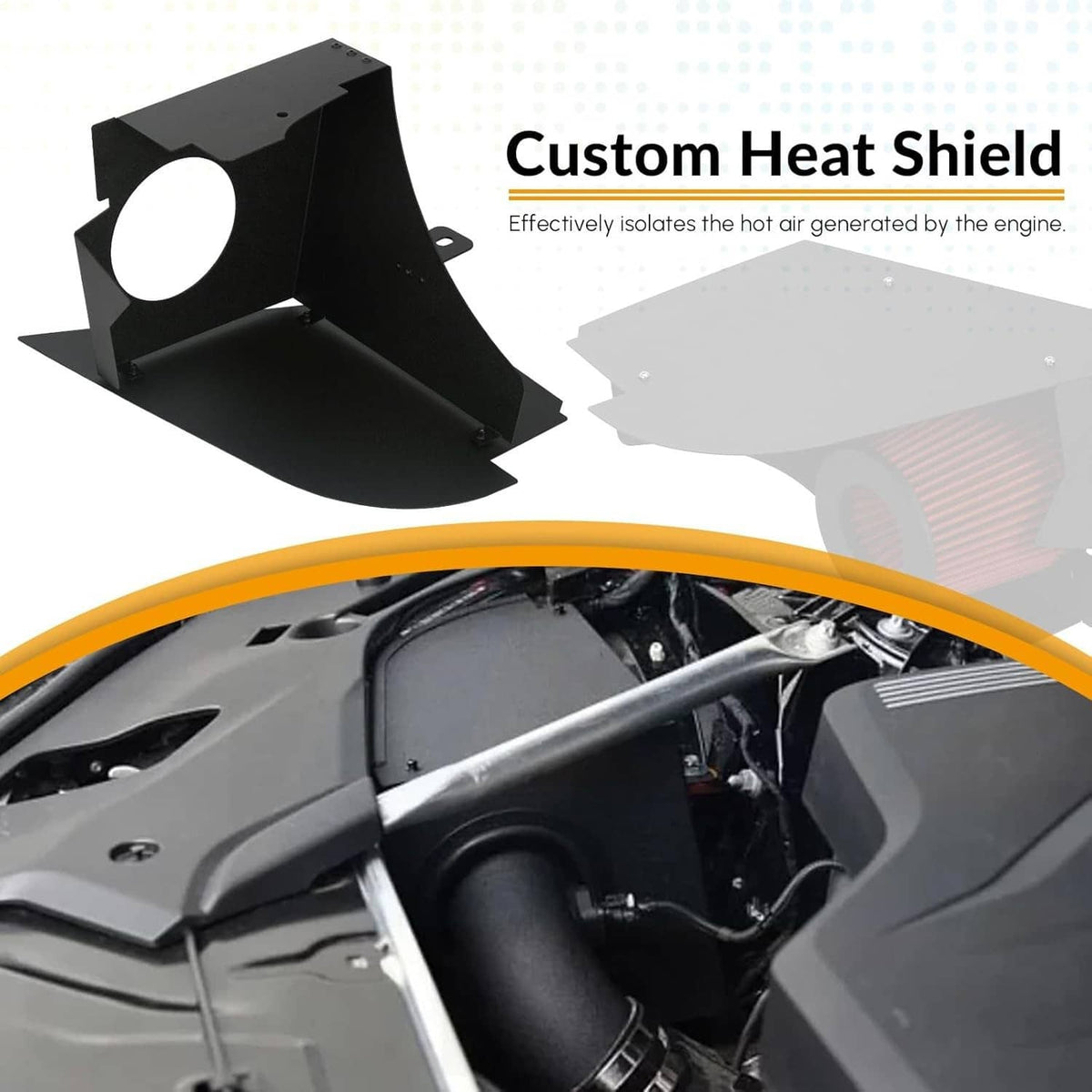 Bethesda Industrial 4" Cold Air Intake System Kit w/Red Filter For BMW 2019+ M340i G20 G21 B58 3.0L