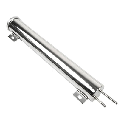 Bethesda Industrial 2" X 15" Polished Stainless Steel 24 Oz Radiator Dr Overflow Tank Bottle New