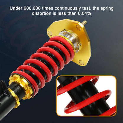 Bethesda Industrial Full Coilovers For 2000-2005 Mitsubishi Eclipse 3rd-Gen D53A / D52A Adj Height