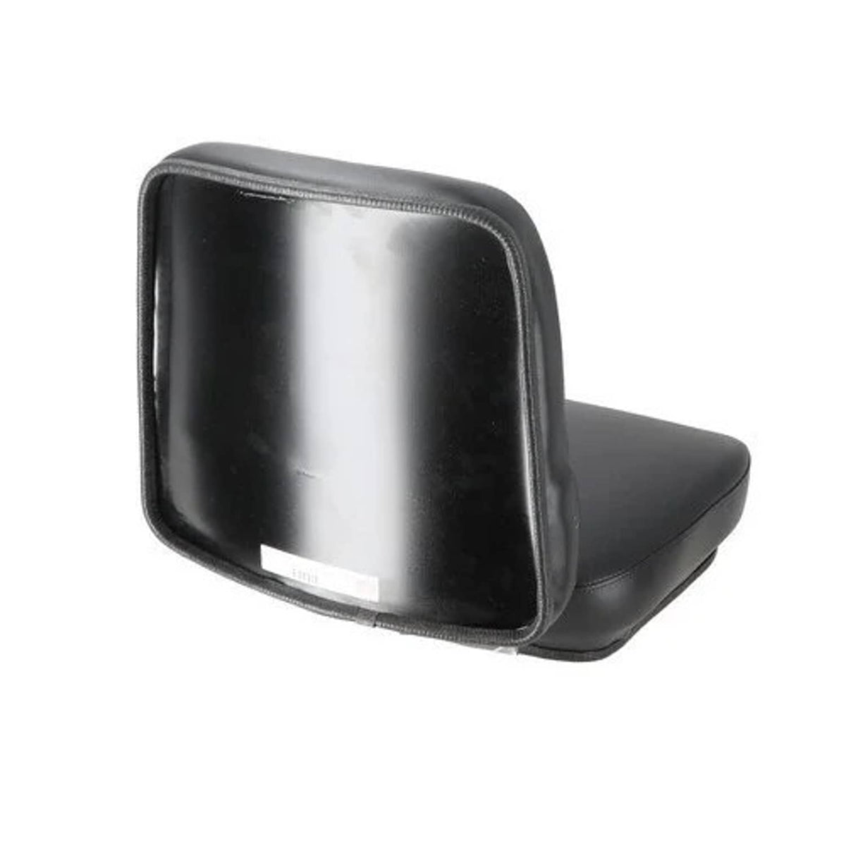 Bethesda Industrial Seat Cushion Set - 2 Piece Deluxe Style Vinyl Black fits Case