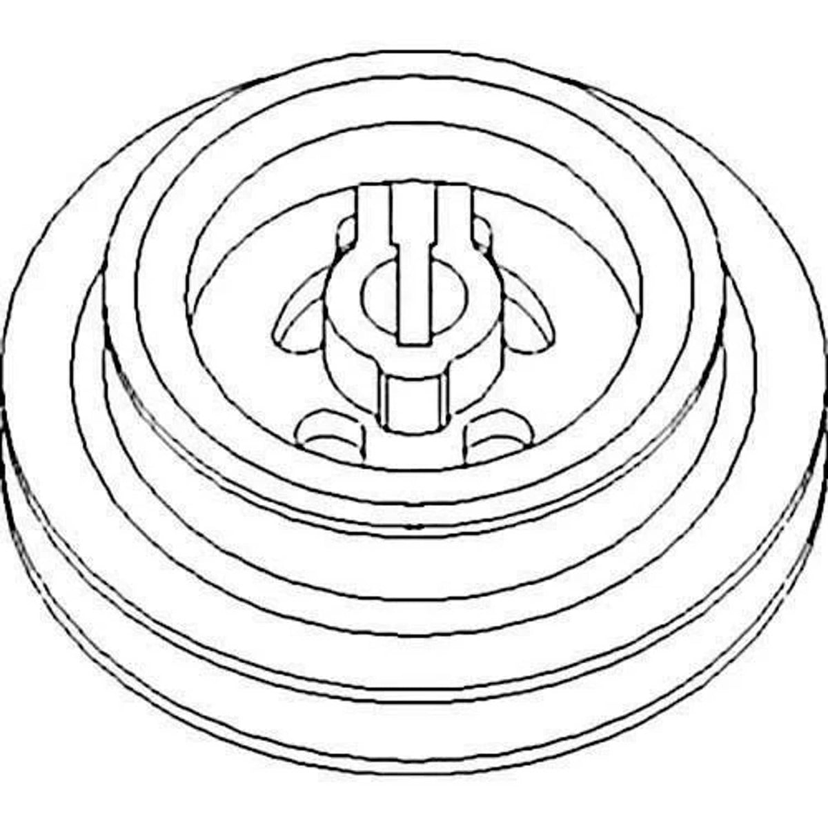 Bethesda Industrial Straw Chopper Drive Pulley fits John Deere 9450 9650 9660 9550 9560 AH162528