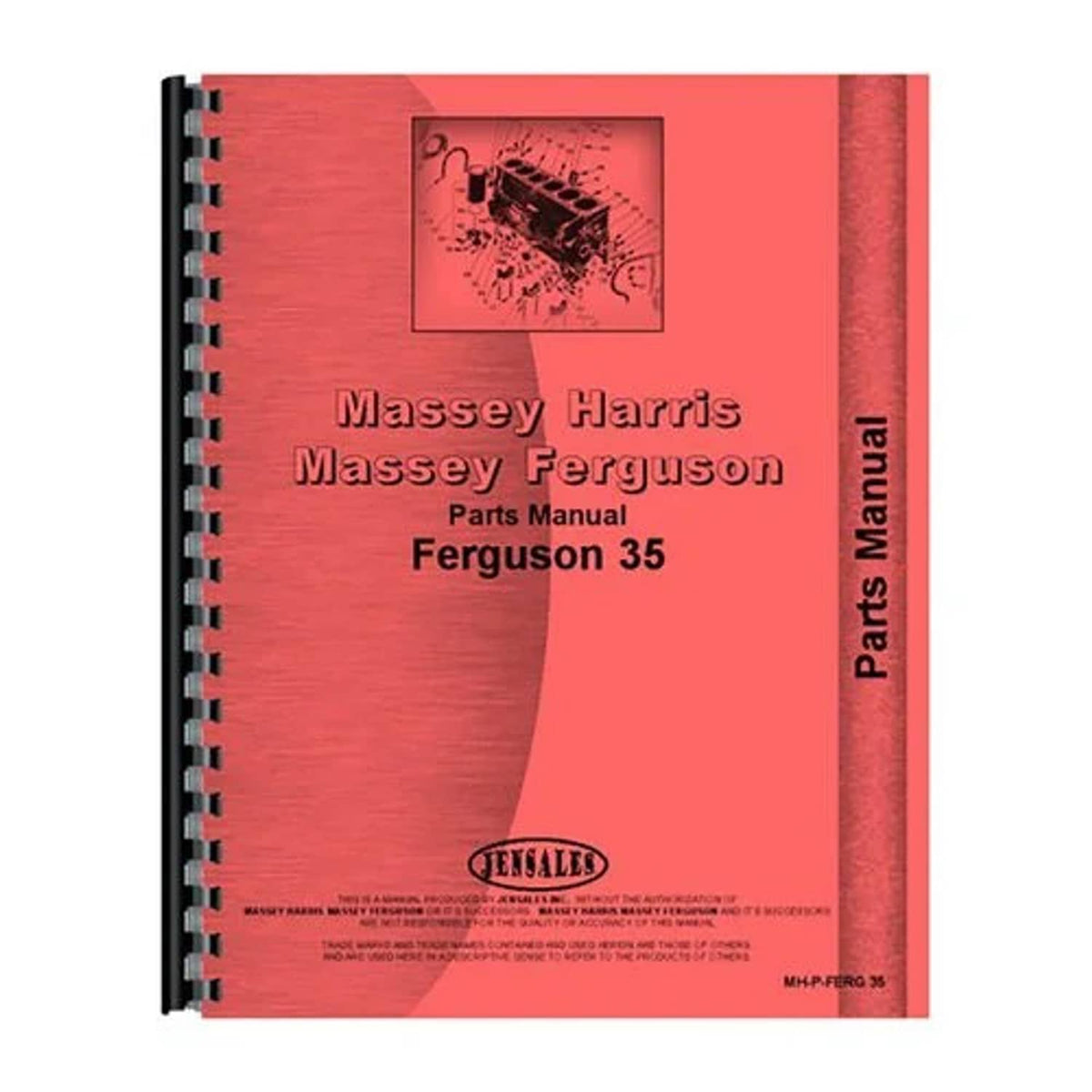 Bethesda Industrial Parts Manual fits Massey Ferguson 35
