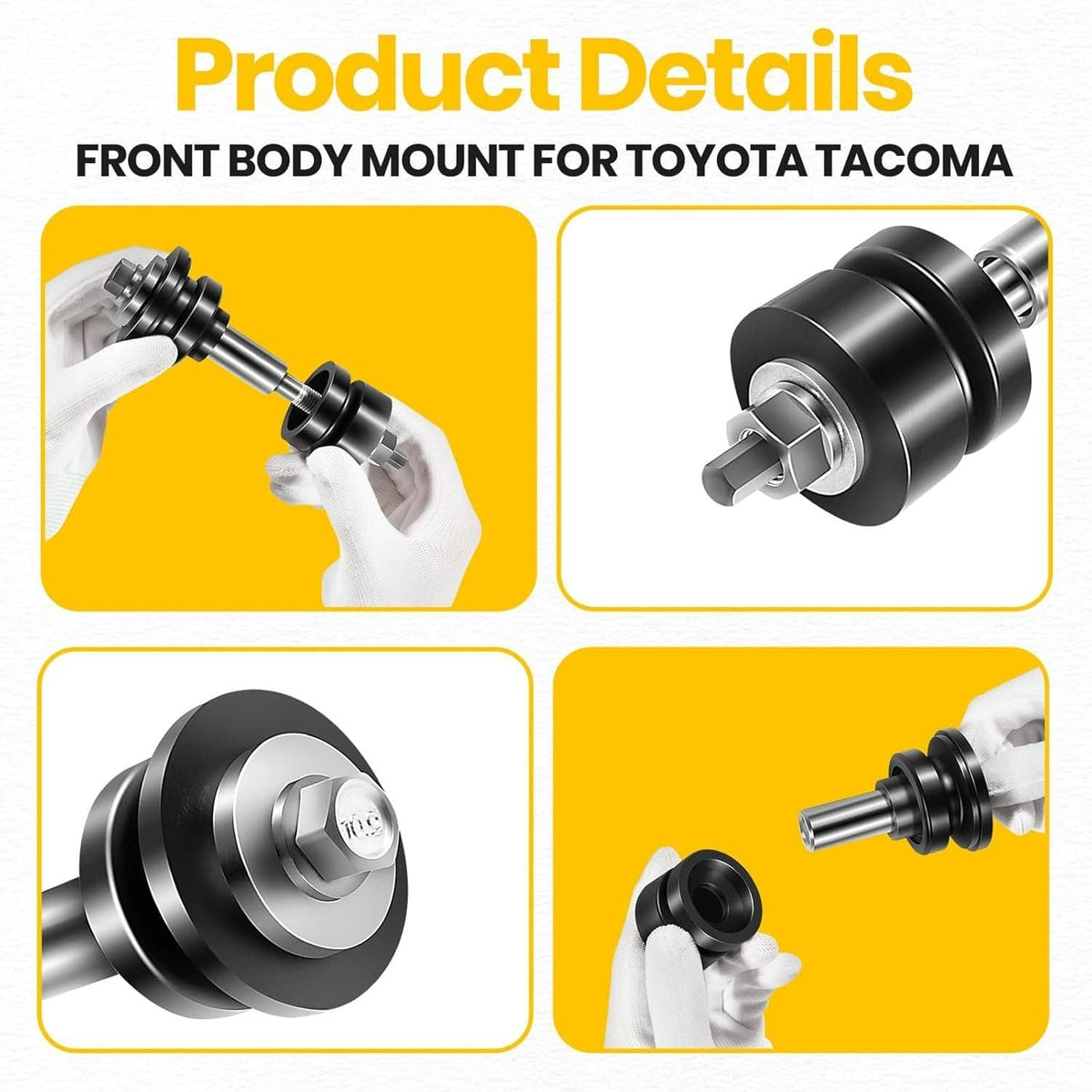 Bethesda Industrial 924-267 Front Body Mount for Toyota Tacoma 2005-2021 Body Position #1