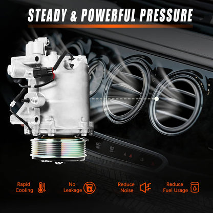 Bethesda Industrial New AC Compressor IG580 Fits For Honda CR-V 2.4L 2007 2008 2009 2010 2011 2012