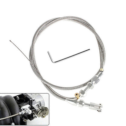 Bethesda Industrial LS 92MM Throttle Body with Position Sensors TPS IAC & Throttle Gas Cable Kit