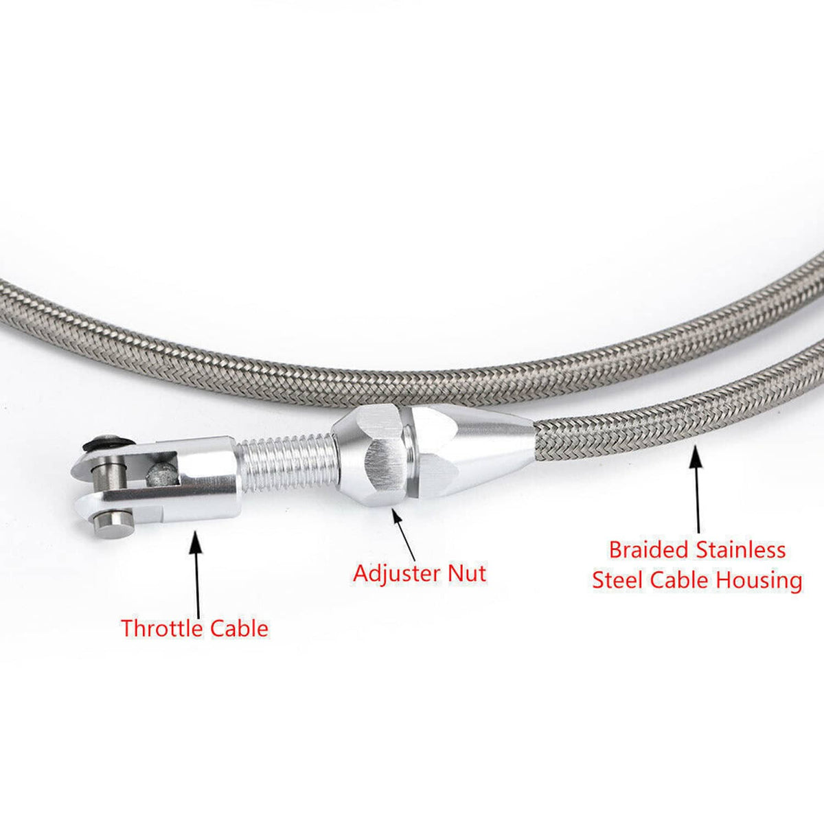 Bethesda Industrial Throttle Cable 36" For Chevrolet Chevy 4.8L 5.3L 6.0L 5.7L LS Swap Conversion