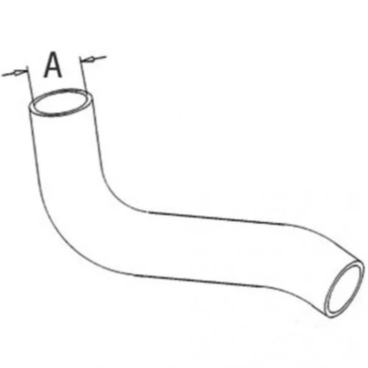 Bethesda Industrial Radiator Hose - Lower fits Massey Ferguson 165 175 515224M1