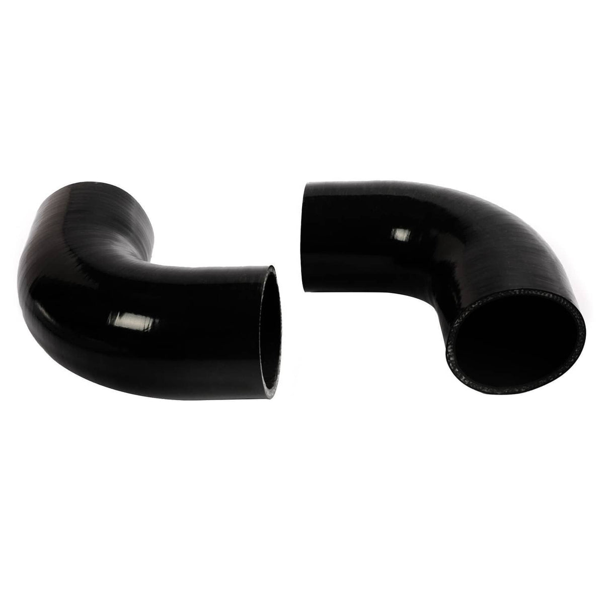Bethesda Industrial 3" Turbo Intercooler Elbow Pipe Kit w/Silicone Hose & Clamp Universal Aluminum