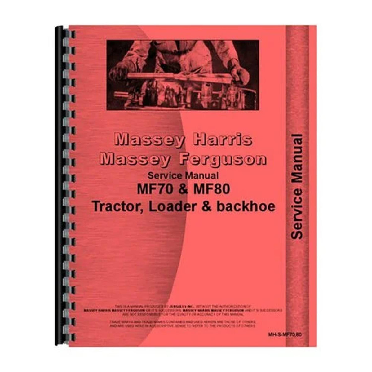 Bethesda Industrial Service Manual fits Massey Ferguson 70 80 70 80