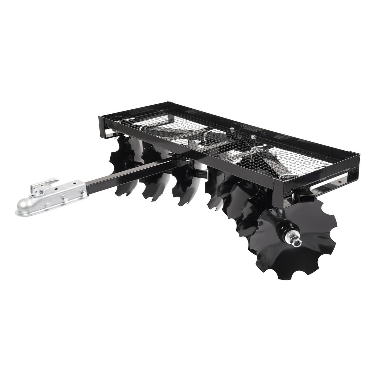 Bethesda Industrial Tow-Behind Notched Disc Harrow 4FT For ATV UTV Trailer Tilling W/ A 2" Towball