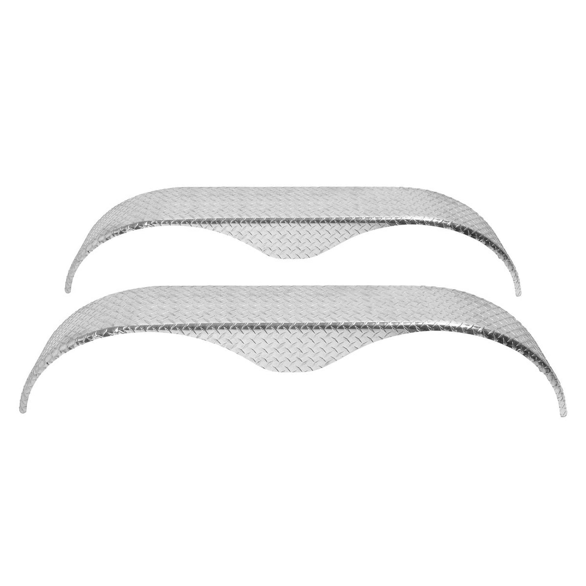 Bethesda Industrial Trailer Fenders 14" 15" 16" Tandem Teardrop Tread Plate Cargo 72" L 18" H 9" W