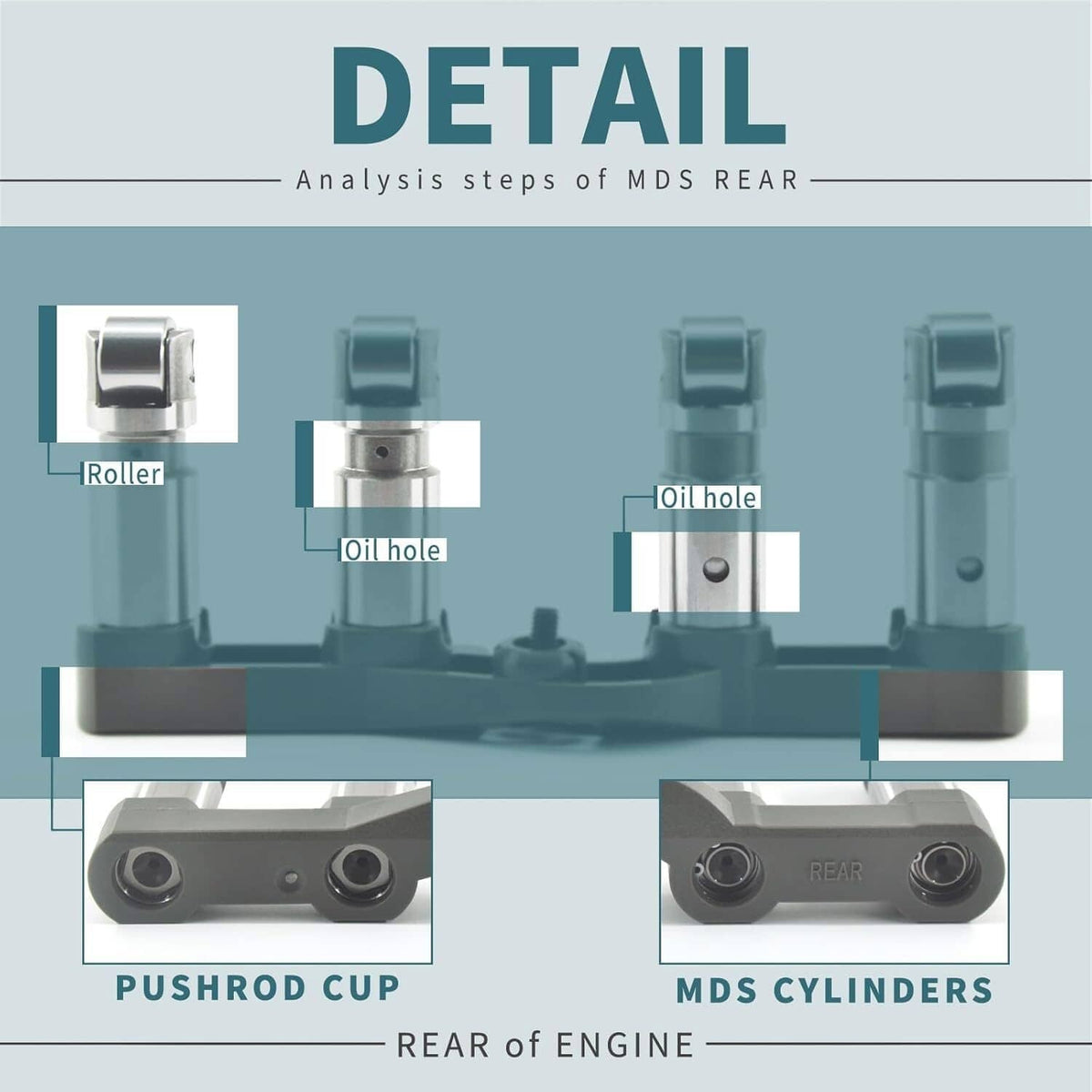 Bethesda Industrial New MDS Hydraulic Lifters Set for 05-18 Chrysler Dodge Jeep Ram 5.7 6.1 6.4 HEMI