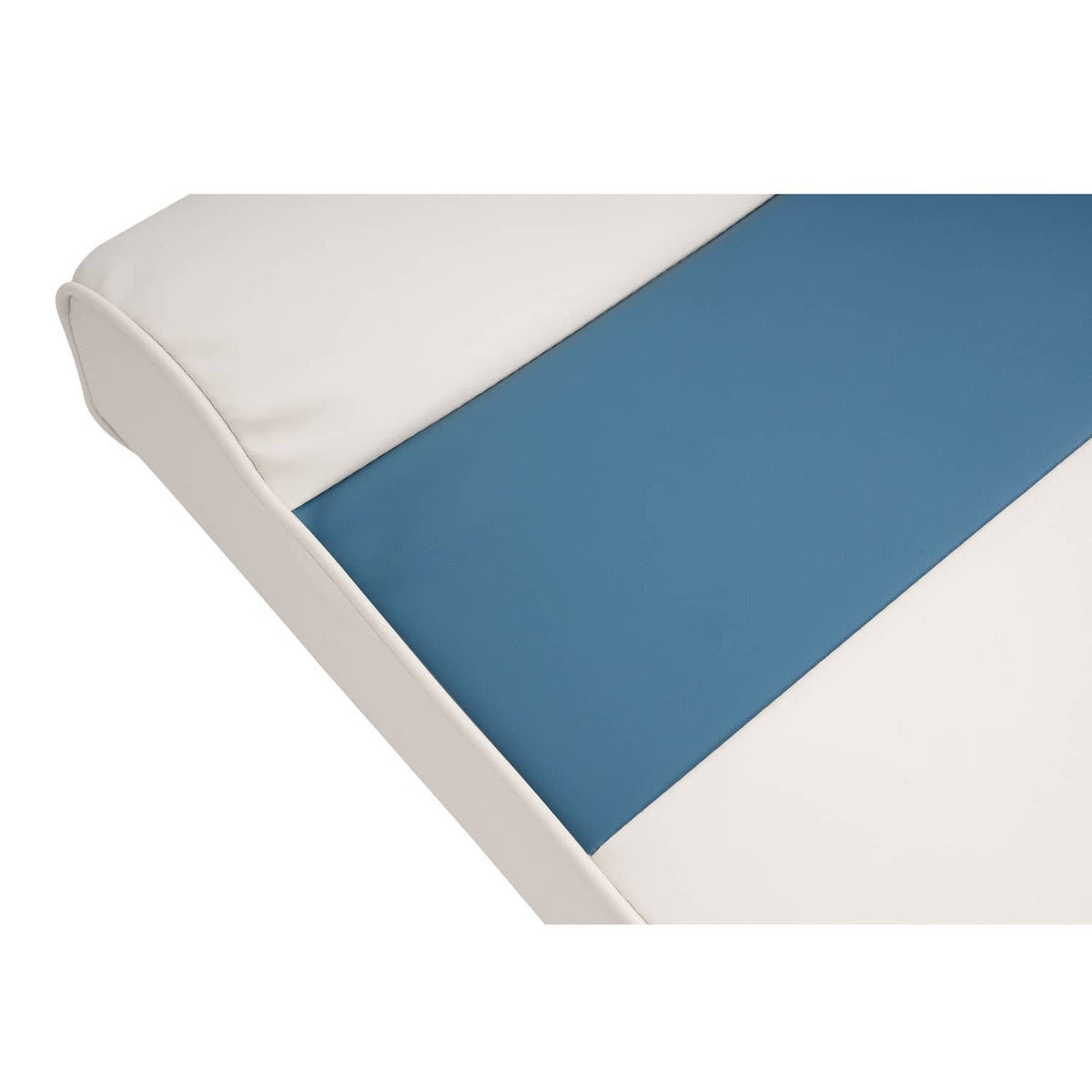 Bethesda Industrial #8WD95-1B-204 28" Pontoon Bench Seat Cushion Set Navy/White/Blue