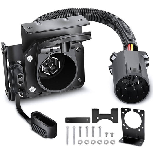 Bethesda Industrial For Chevy Silverado 1500 2500 7 Way Trailer Wiring Harness 4 Way Flat Plug Kit