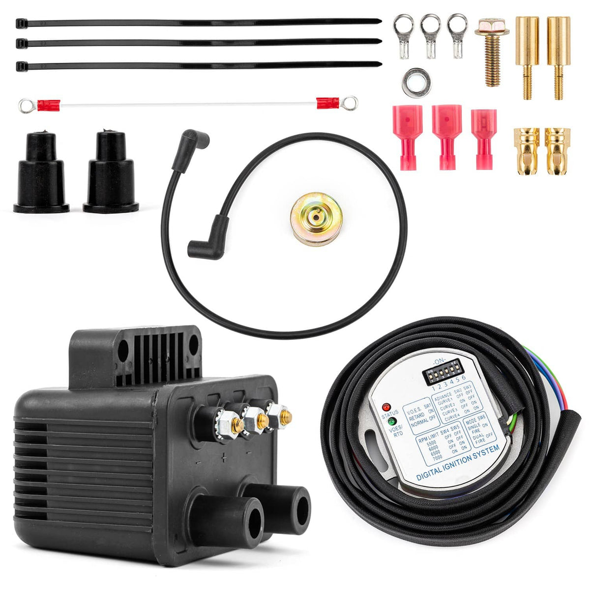 Bethesda Industrial 53-660  Single Fire Programmable Ignition Kit For Big Twin Evo 53-644
