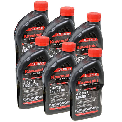 Bethesda Industrial 6PK Quart Genuine OEM Kawasaki 4 Cycle Engine Oil K-TECH SAE 10W-30 99969-6081