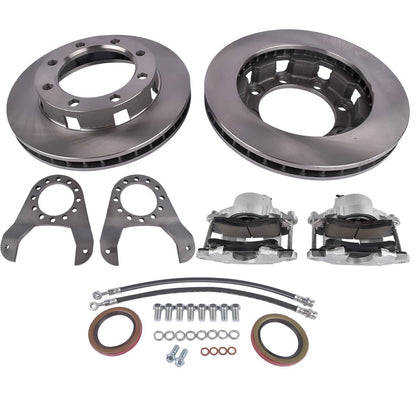 Bethesda Industrial For GM 14 Bolt Complete Disc Brake Conversion Kit 10.5 SRW Full Float Disk Brake