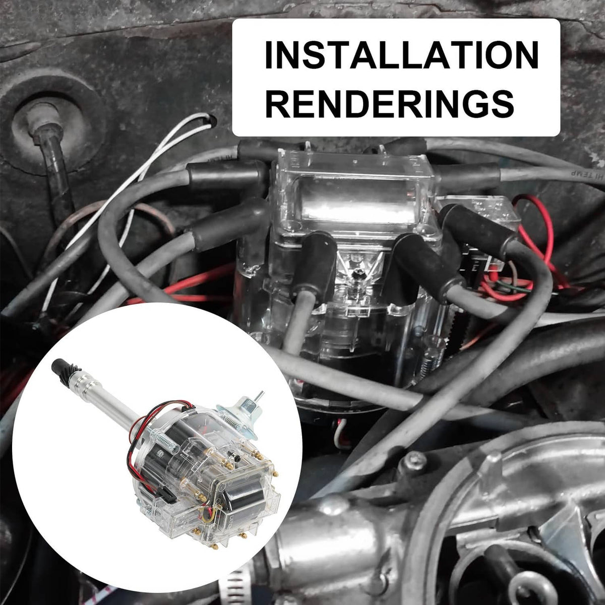 Bethesda Industrial New HEI Distributor For V8 CHEVY 396 427 283 305 307 327 350 454 400 SBC BBC