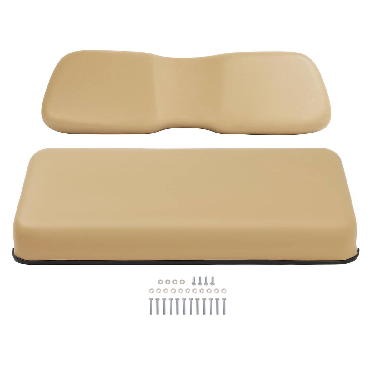 Bethesda Industrial Front Seat Assembly Bottom&Back Cushion For Club Car DS 2000.5-UP Tan Golf Cart