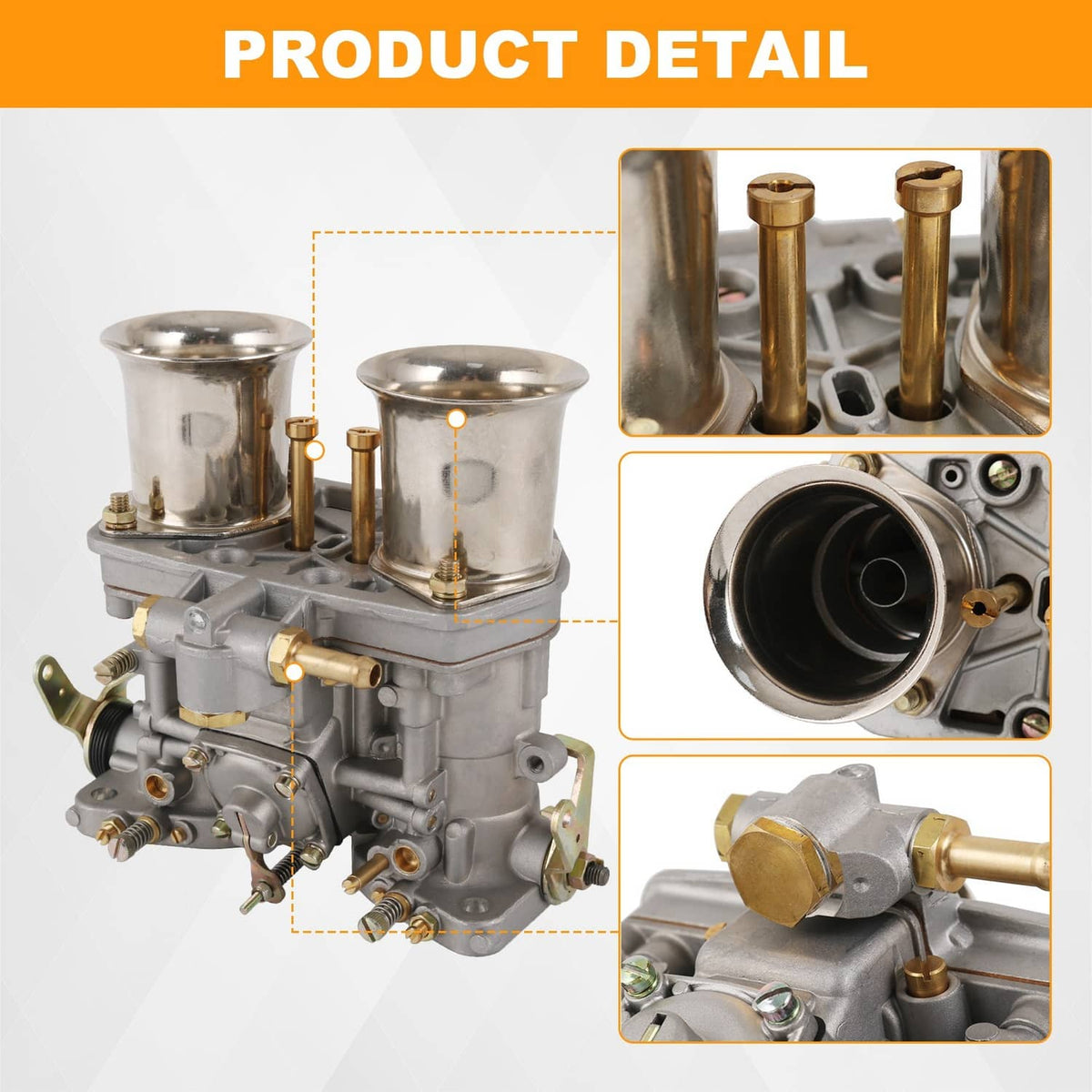 Bethesda Industrial Carburetor Engine 2 Barrel For WEBER 40 IDF For Bug Volkswagen Beetle Fiat