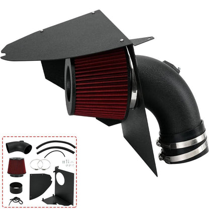 Bethesda Industrial 4" Cold Air Intake System Kit w/Red Filter For BMW 2019+ M340i G20 G21 B58 3.0L