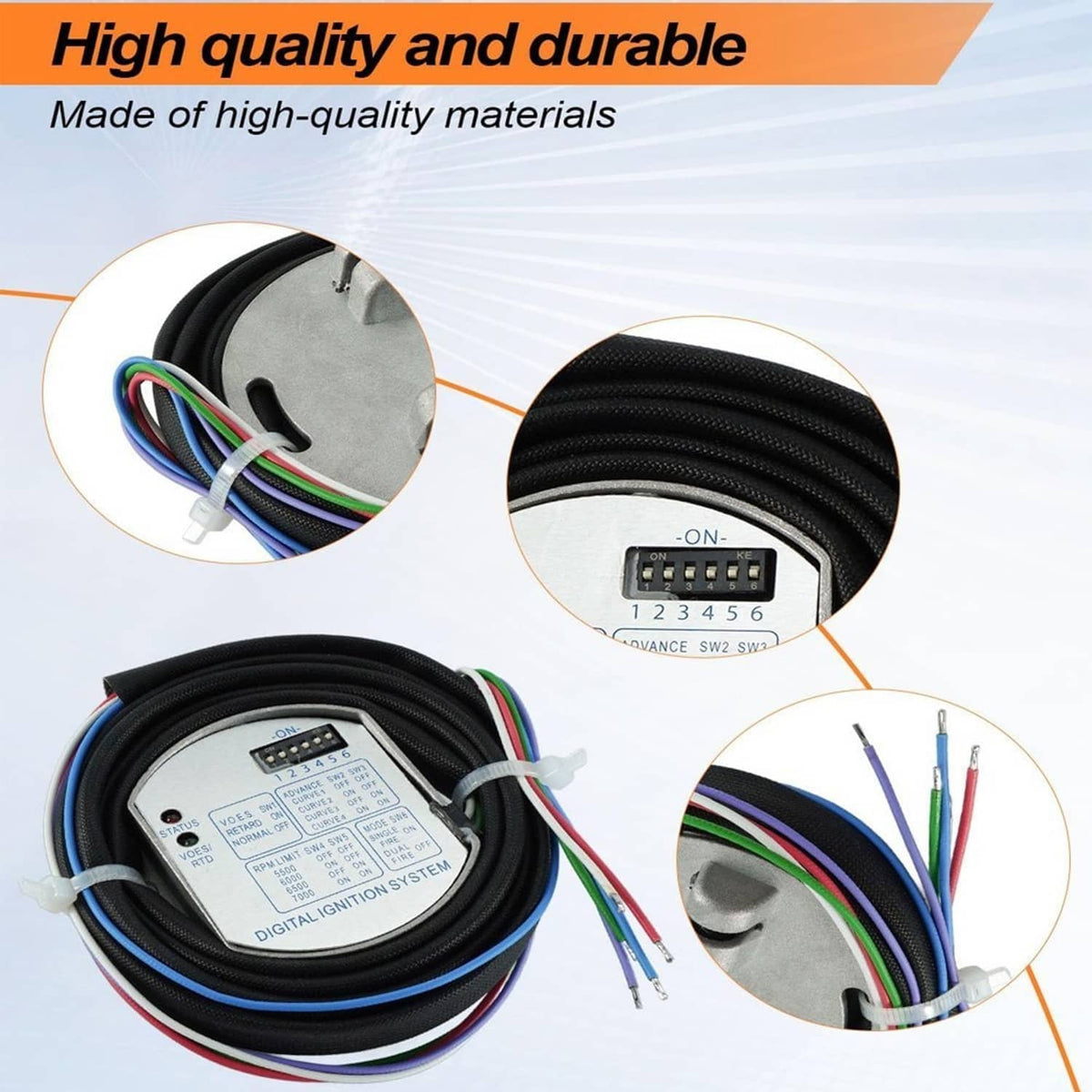 Bethesda Industrial New 53-644 Electronic Ignition Module For Harley Dyna Programmable Single Fire