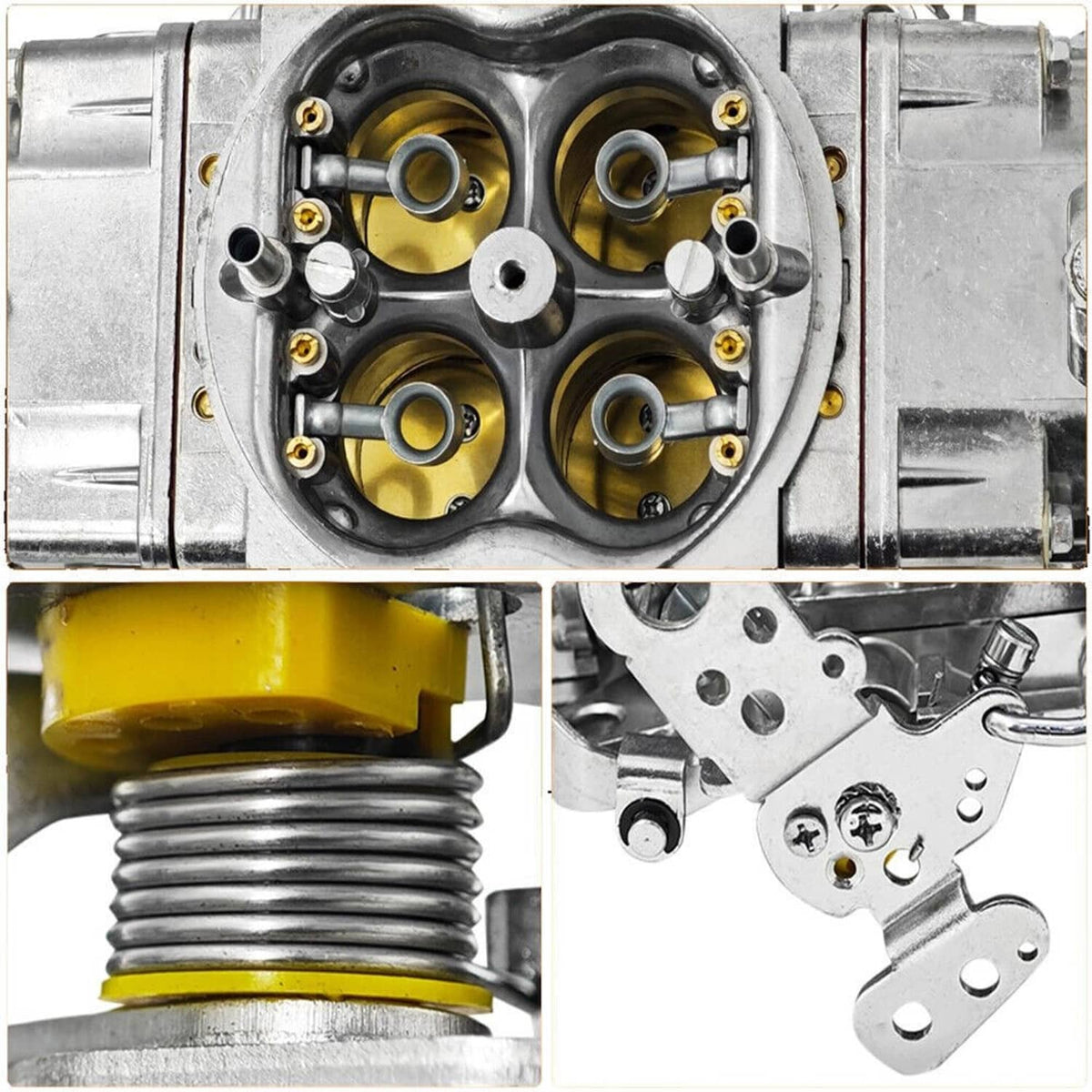 Bethesda Industrial BR-67199 For Holley Quick Fuel 650CFM Performance Carburetor Race Double Pumper