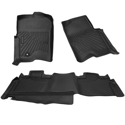 Bethesda Industrial For 2004 2005 2006 2007 2008 Ford F-150 Super Crew Cab New TPE Floor Mats Liners