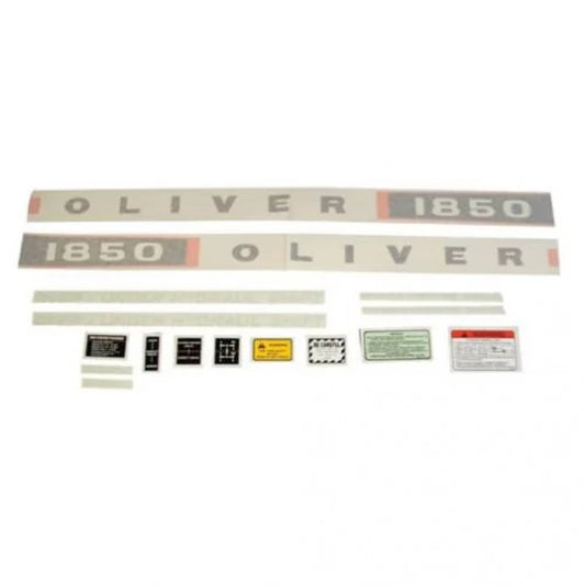 Bethesda Industrial 1850 Decal Set Diesel Vinyl fits Oliver 1850