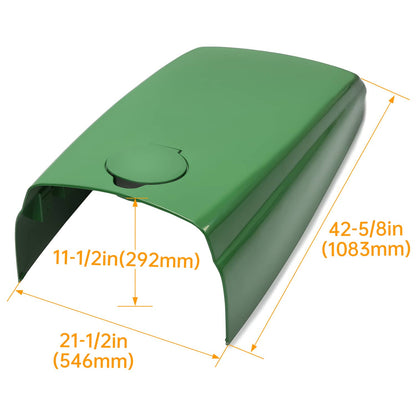 Bethesda Industrial Tractor Upper Hood with Fuel Door For John Deere 4500 4510 4600 4610 4700