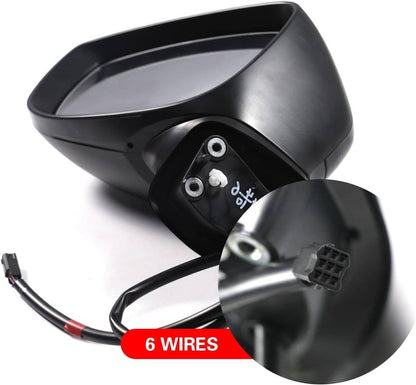 Bethesda Industrial Left Driver Side Mirror for 2017-24 Mazda CX-5 With BSM Power Turn Signal Light