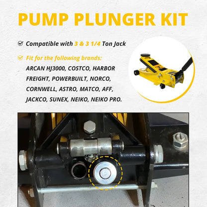 Bethesda Industrial Replacement Pump Piston fits Harbor Freight-Costco-Arcan-Matco 3 & 3 1/4 t. jack