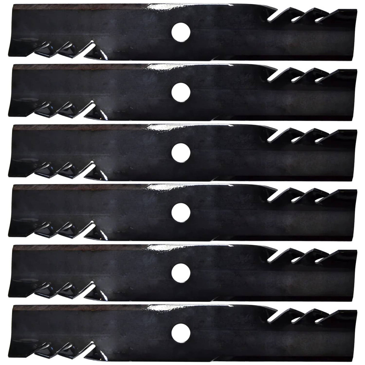 Bethesda Industrial 6PK 18" Toothed Blades Fits Exmark Toro Turf Tracer Lazer Lawn Mowers 52" Deck