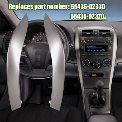 Bethesda Industrial Upper Side Central Dashboard Strip Trim Left+Right For 2009-2013 Toyota Corolla