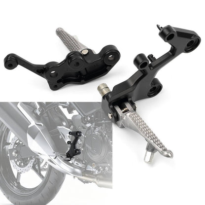 Bethesda Industrial Driver Foot Pegs Bracket For Kawasaki Ninja 500 Z500 2024-25 Ninja 400 2018-2024