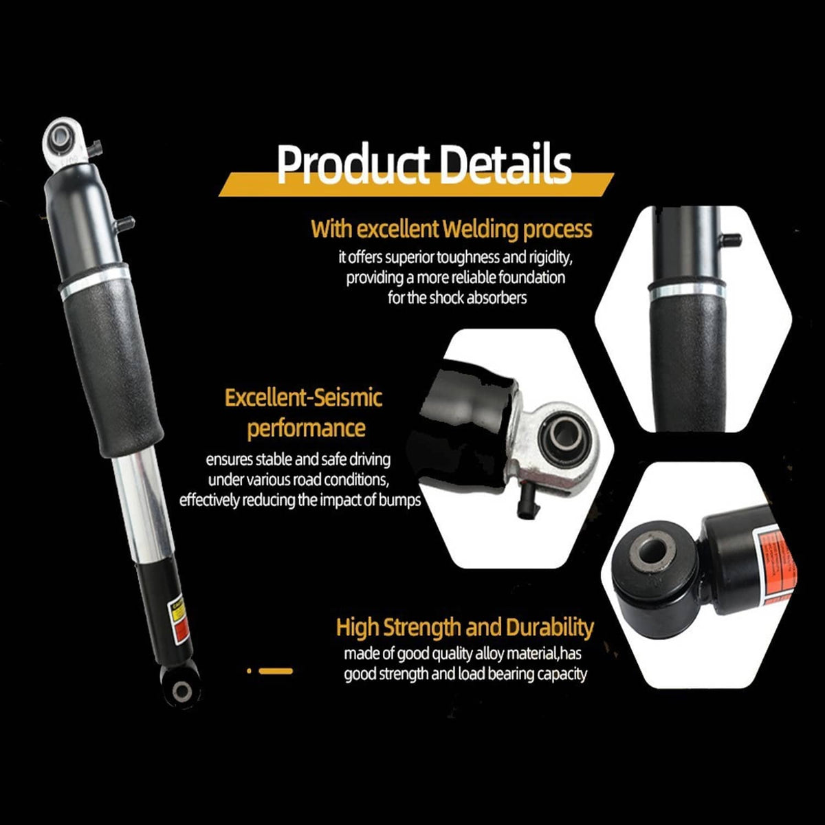 Bethesda Industrial New 4x Front Rear Shock Struts w/Magneride For 2007-2014 Cadillac Chevrolet GMC