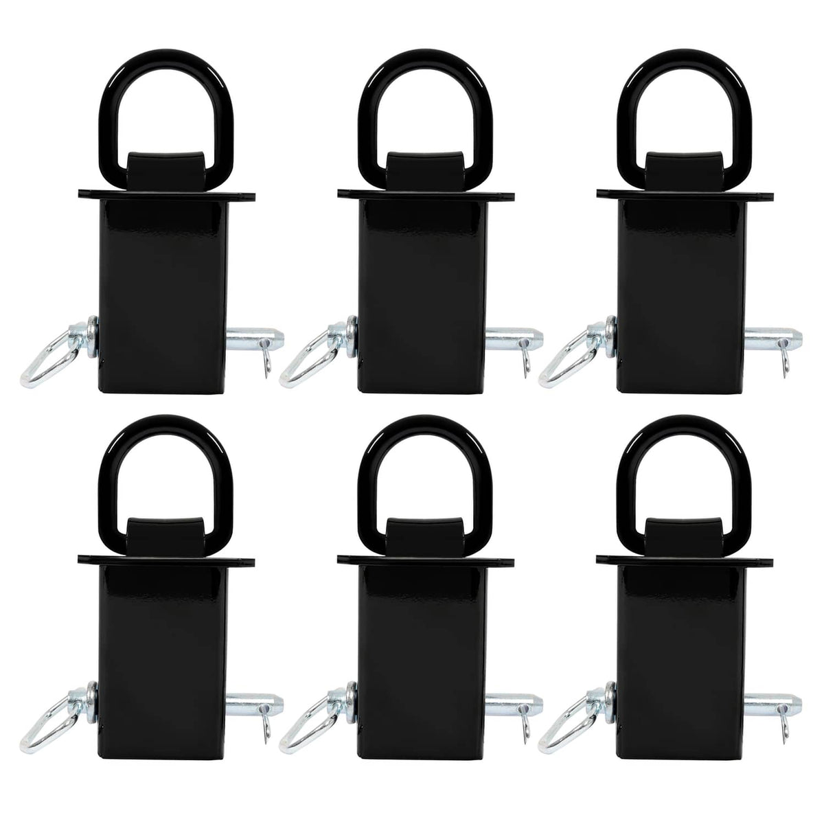 Bethesda Industrial 6PK Heavy-Duty 12,000 Lbs Removable D-Ring Stake Pocket For Flatbed/Trailers