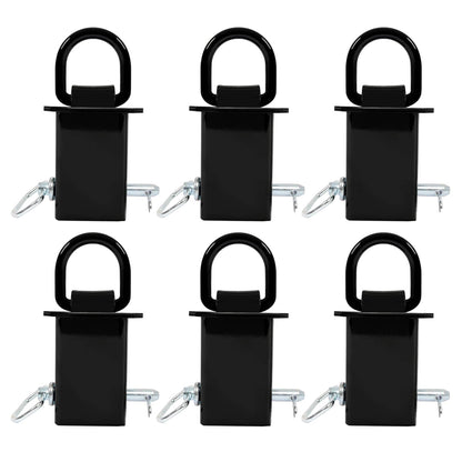 Bethesda Industrial 6PK Heavy-Duty 12,000 Lbs Removable D-Ring Stake Pocket For Flatbed/Trailers