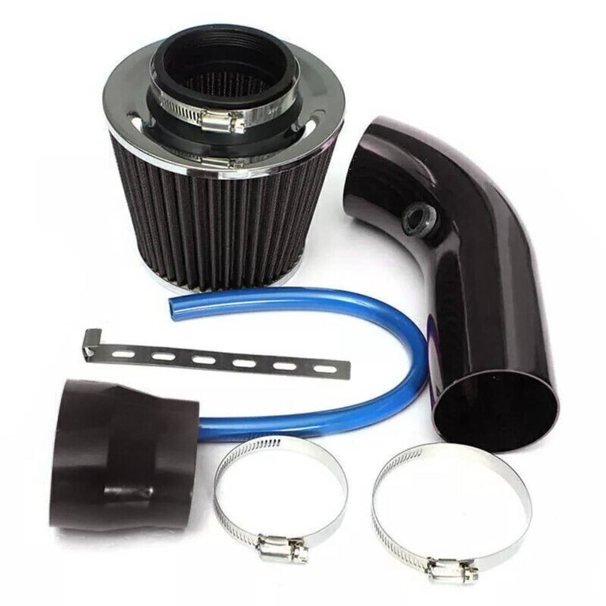 Bethesda Industrial Automotive 3" Universal Cold Air Intake Kit Induction Flow Pipe Kit Aluminium