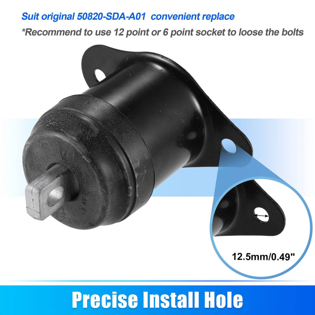 Bethesda Industrial Engine Side Mounting Engine Motor Mount 50820-SDA-A01 For Honda Accord 2003-2007
