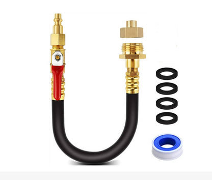 Bethesda Industrial Camper Winterizing Kit Blowout Shut Off Valve Adapter Hose Faucet For RV Trailer