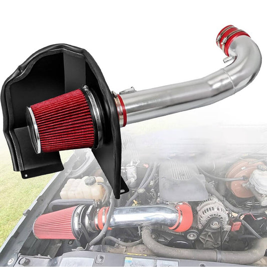 Bethesda Industrial New Cold Air Intake System w/ Filter Shield For 2014-18 Chevy GMC 1500 5.3L 6.2L