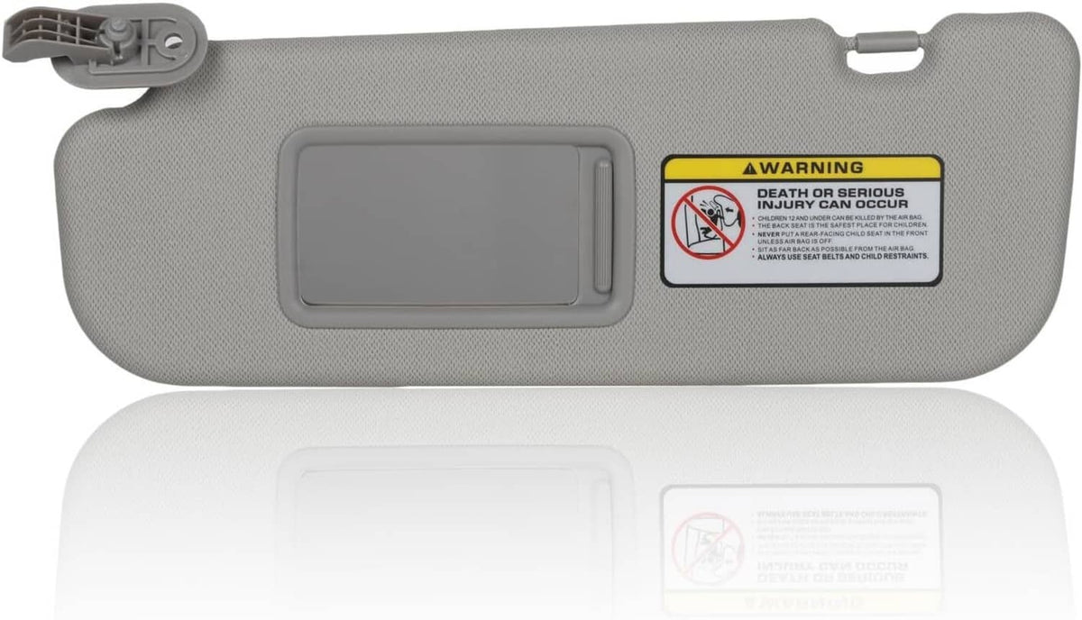 Bethesda Industrial Grey Sun Visor Makeup Mirror Left-Driver Side For 2011-2016 Hyundai Elantra MD