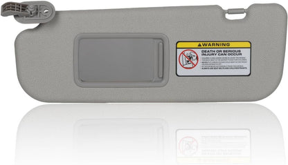 Bethesda Industrial Grey Sun Visor Makeup Mirror Left-Driver Side For 2011-2016 Hyundai Elantra MD